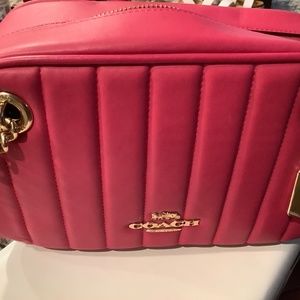 Coach purse - hot pink